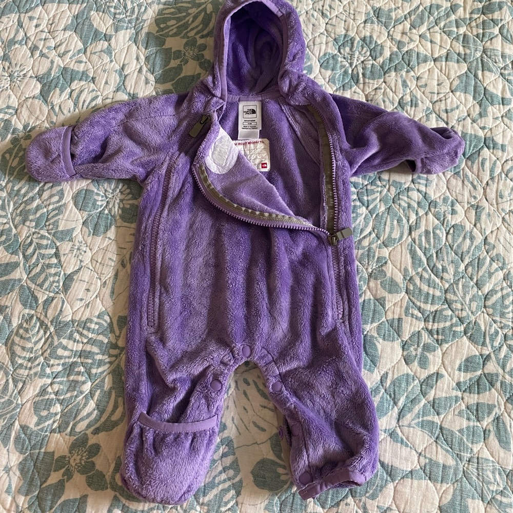 Minky north face snowsuit